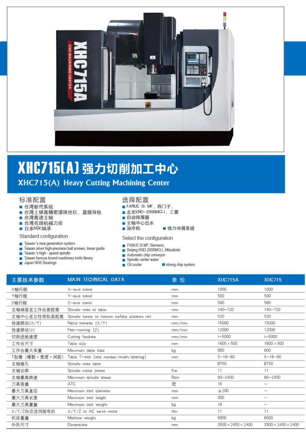 Heavy Cutting Machining Center